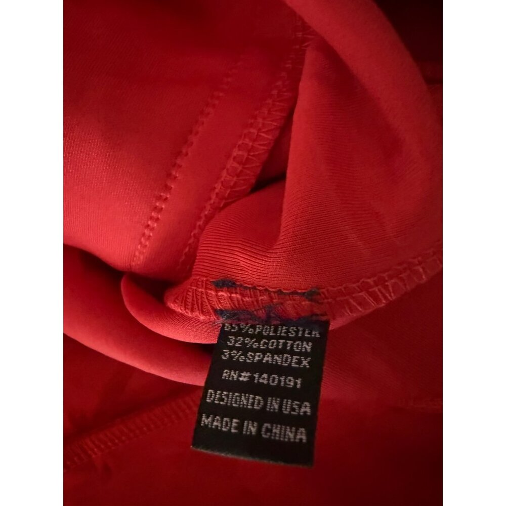 VIP Collection Performance Jacket Mens Size 2XL Red Black White Colorblock - Picture 11 of 12